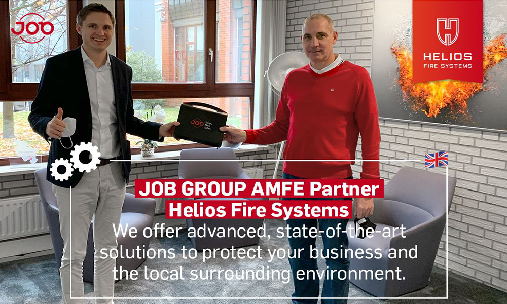 Markus Fiebig (left) and Andy Doran (right) meet for product training in Germany